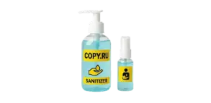 Наклейки для санитайзеров печать в Copy.ru