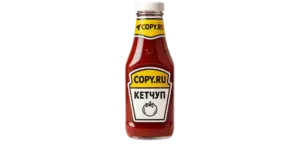 Наклейки на кетчуп печать в Copy.ru