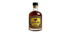 Наклейки на бутылки рома печать в Copy.ru