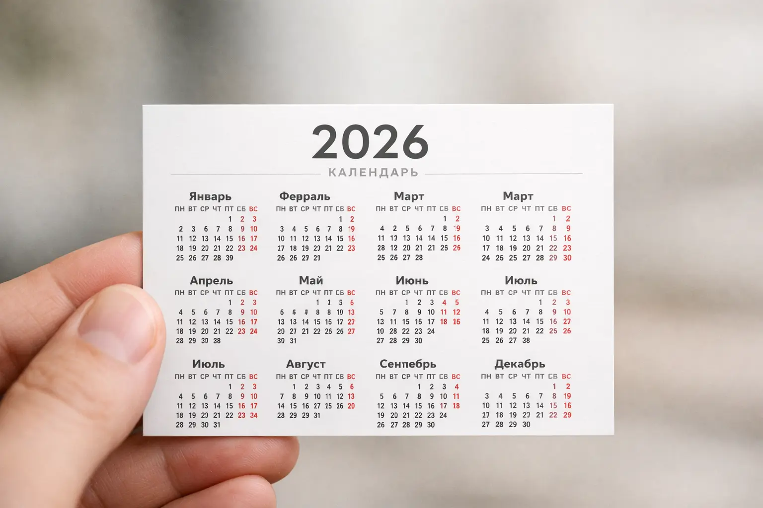 Карманные фотокалендари: фотокалендарь на 2026 год — тренды и популярные форматы_8
