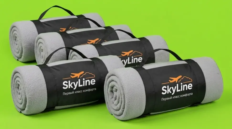 Пледы в чехлах для авиакомпании SkyLine - картинка 4